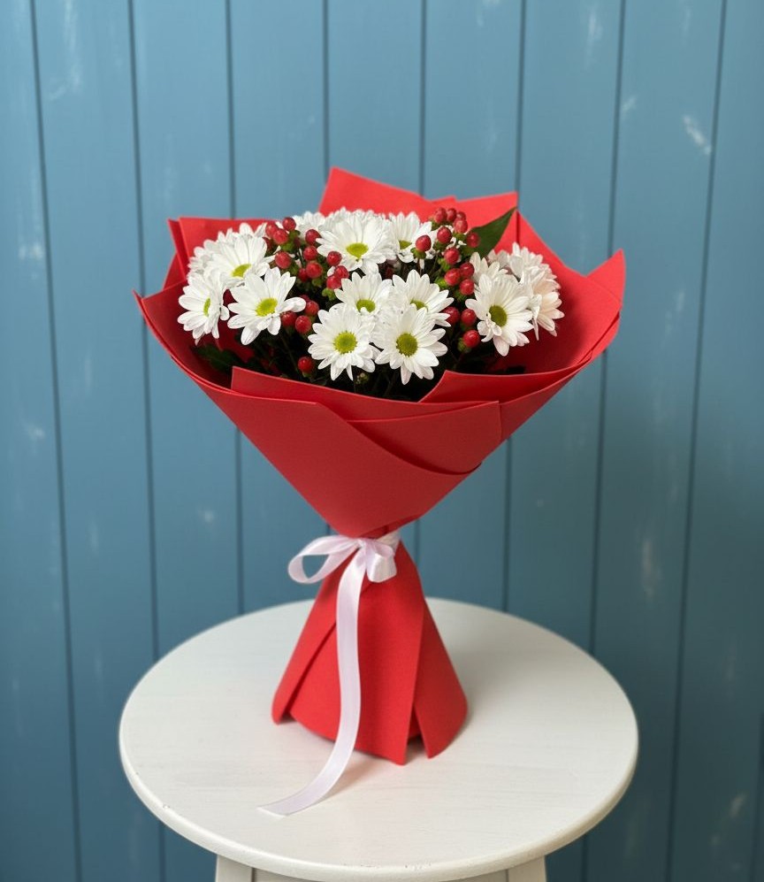 Букет цветов из: Хризантемы в Шамхале