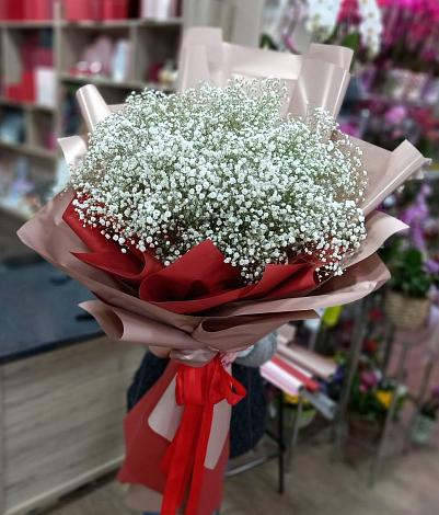 Букет цветов из: Гипсофила в Шамхале