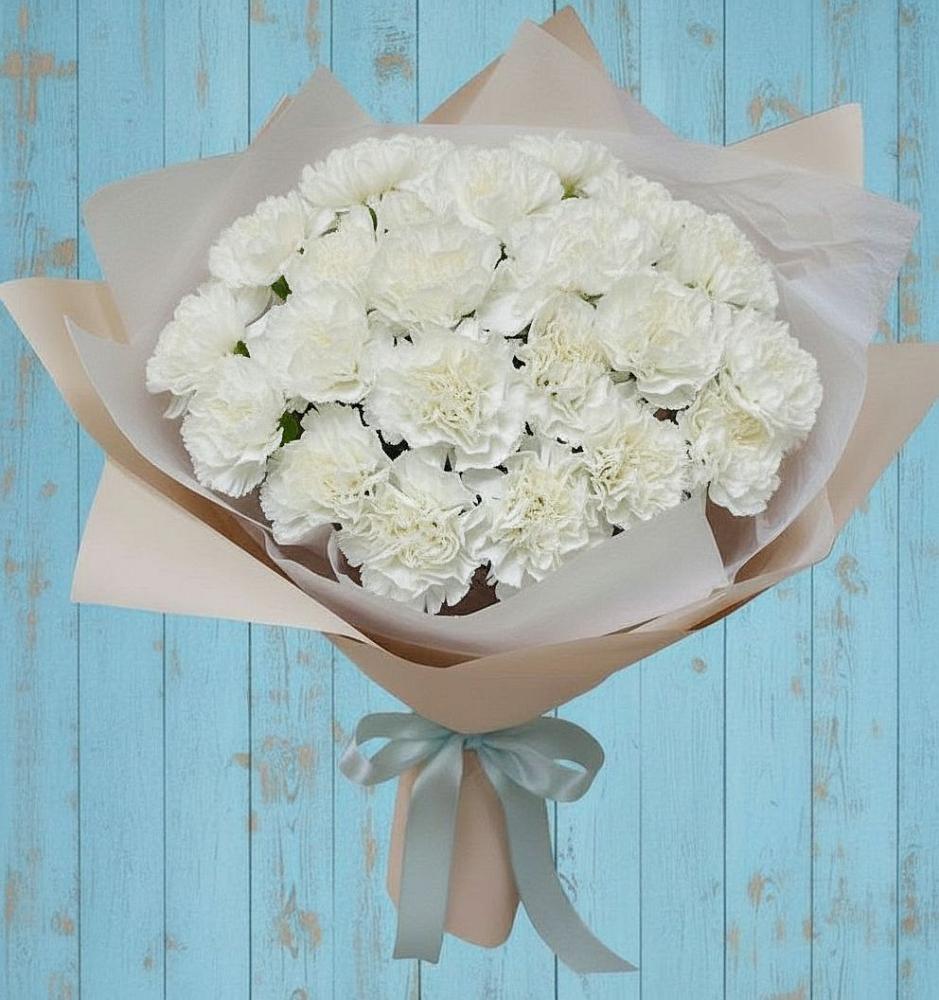 Букет цветов из: Гвоздики в Шамхале