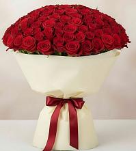 Букет 101 Красная роза Милано в Шамхале