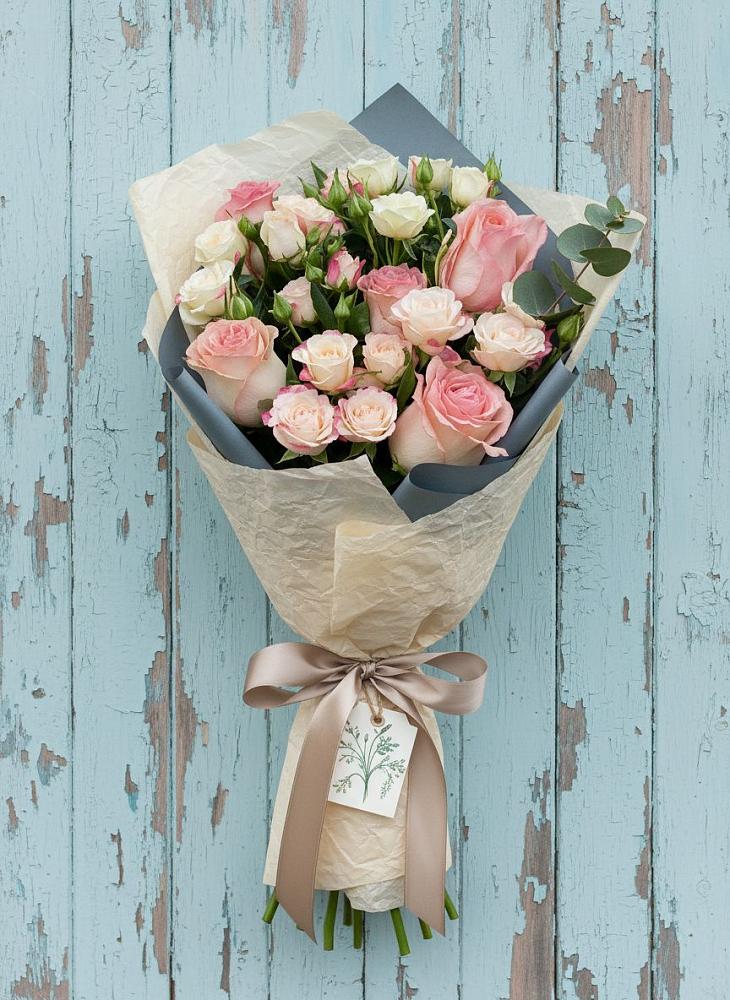 Букет цветов из: Розы в Шамхале