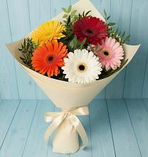 Букет цветов из:  Герберы в Шамхале