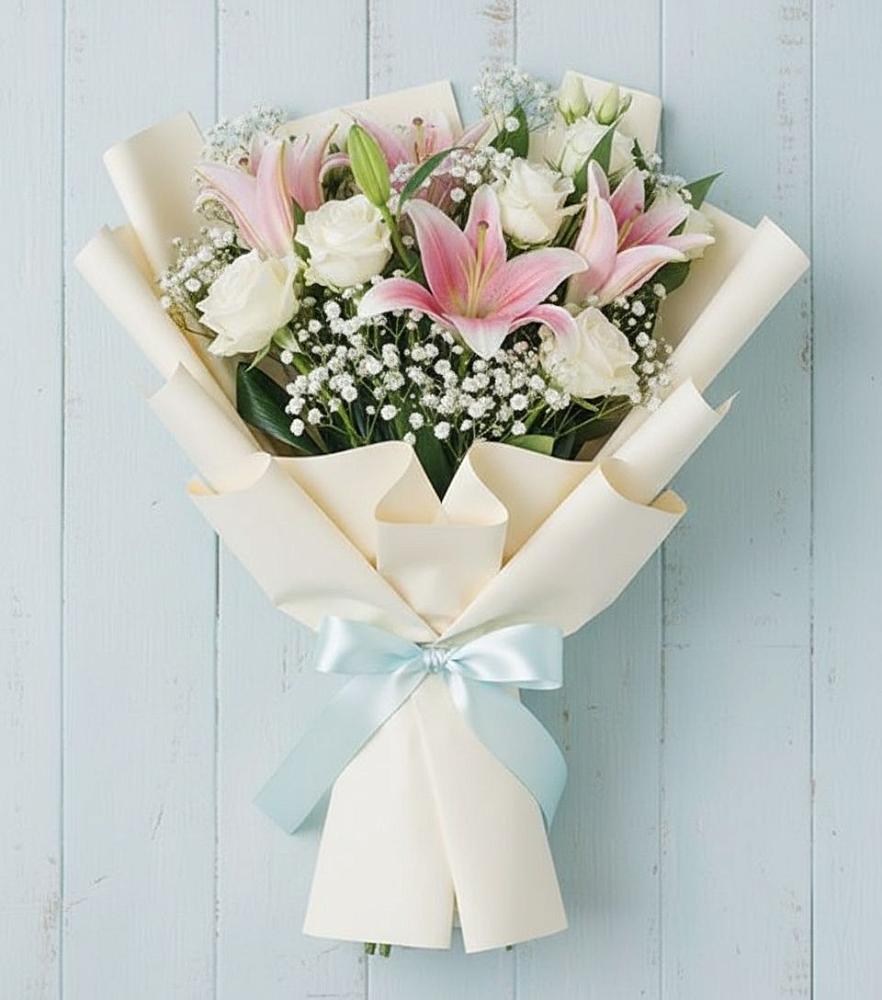 Букет цветов из: Лилии в Шамхале