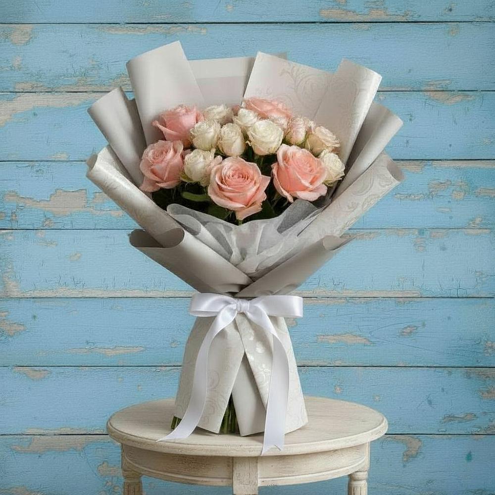 Букет цветов из: Розы в Шамхале