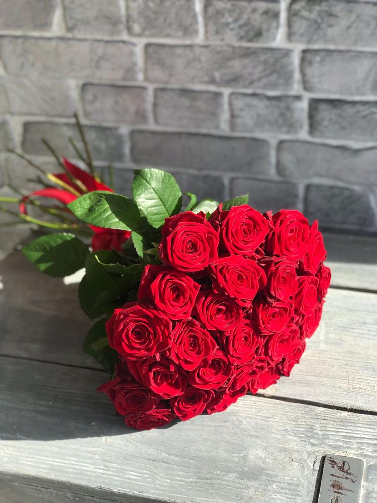 Букет Красные розы Фридом в Шамхале