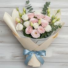 Букет цветов из:  Лизиантусы в Шамхале