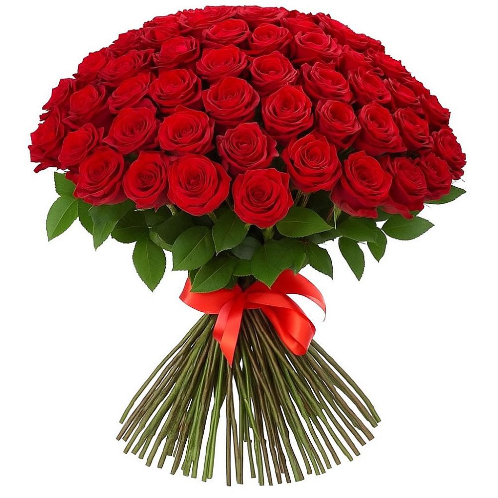 Букет Красные розы Блэк Меджик в Шамхале