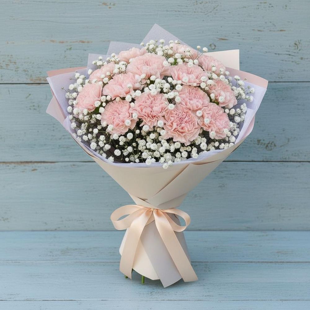 Букет цветов из: Гвоздики в Шамхале