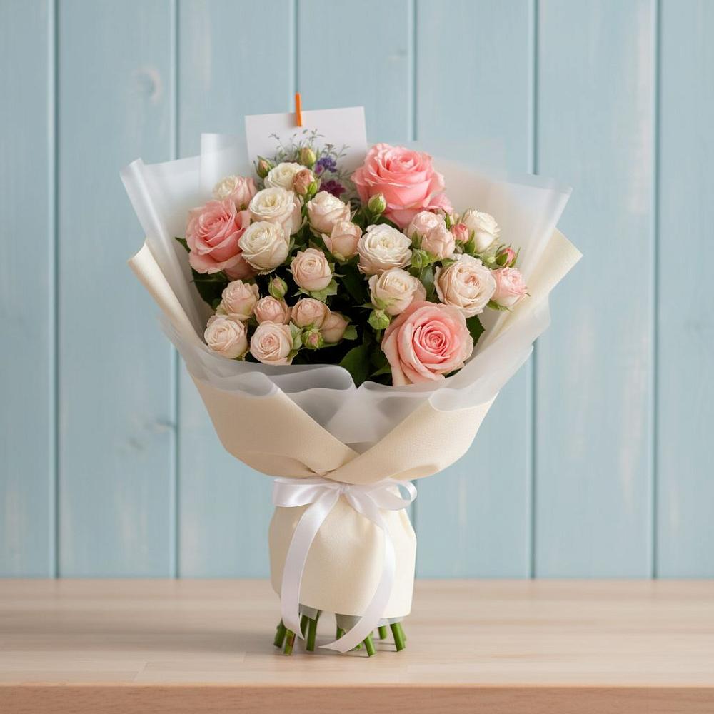 Букет цветов из: Розы в Шамхале