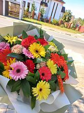 Букет цветов из:  Герберы #REPLACE_PRED# Шамхале