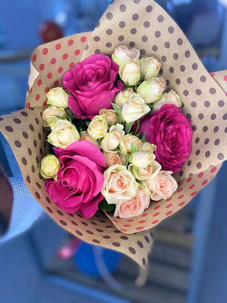 Букет цветов из: Розы в Шамхале