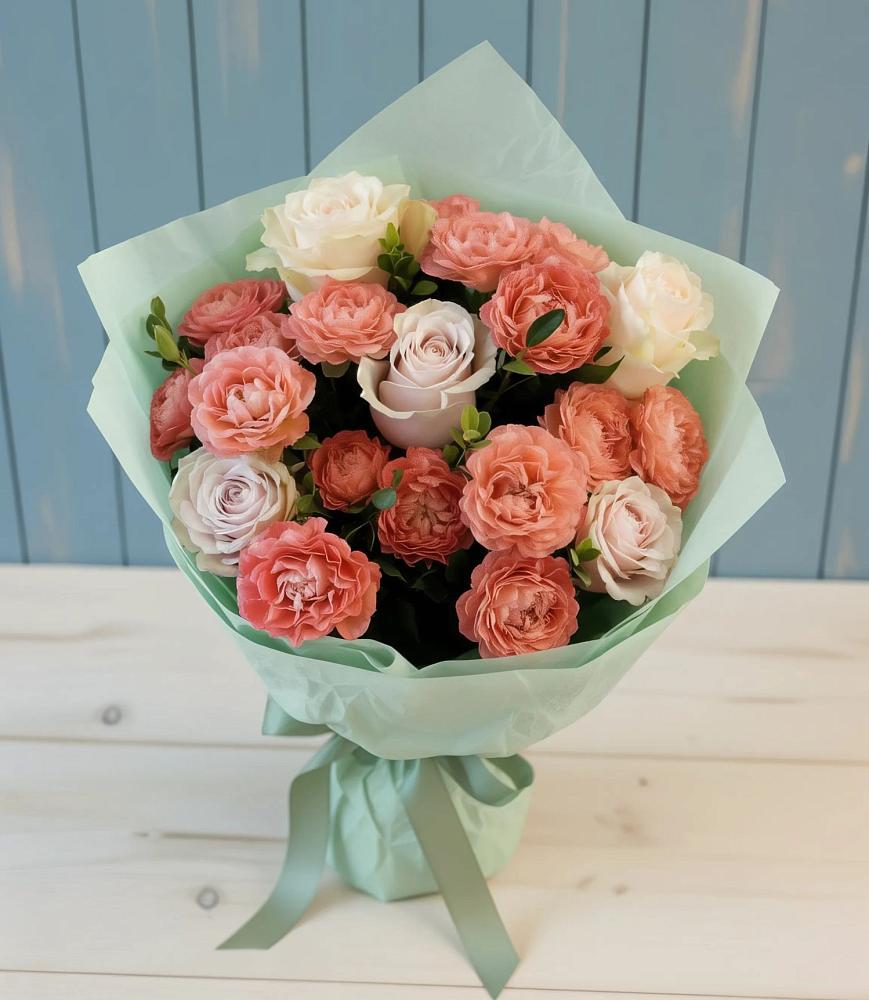 Букет цветов из: Розы в Шамхале