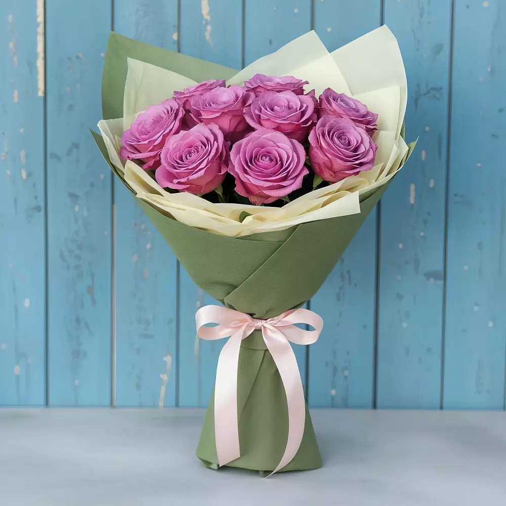 Букет Розы Фёрст Леди в Шамхале