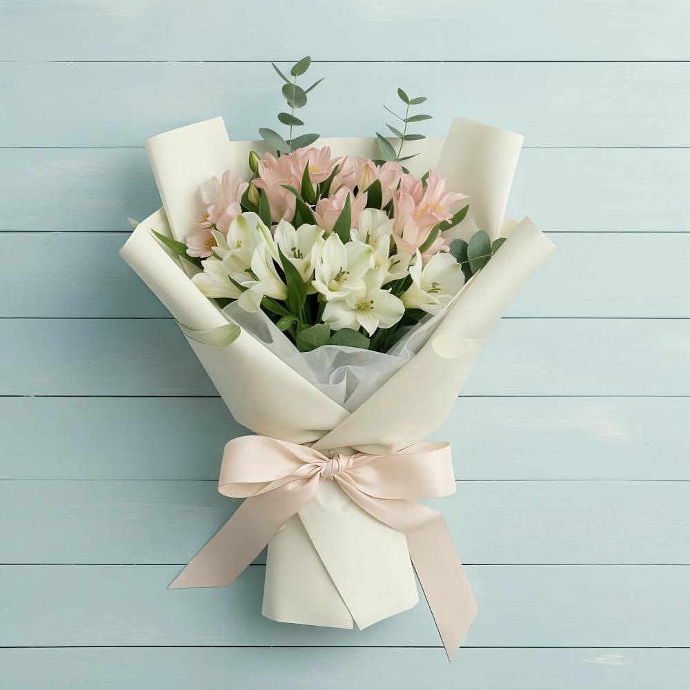 Букет цветов из: Альстромерии в Шамхале