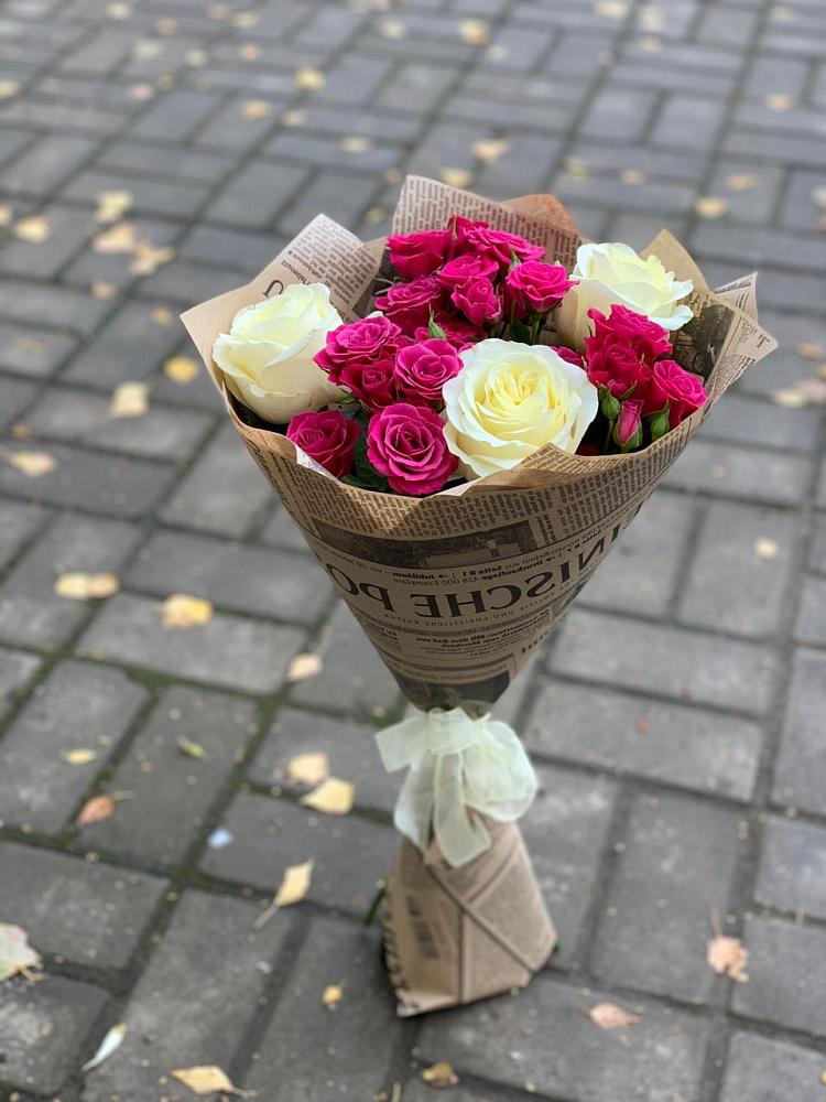 Букет цветов из: Розы в Шамхале