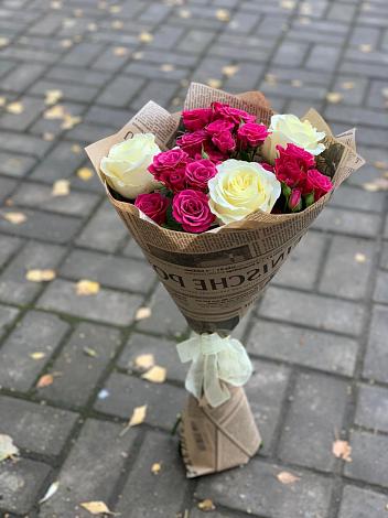 Букет цветов из: Розы в Шамхале