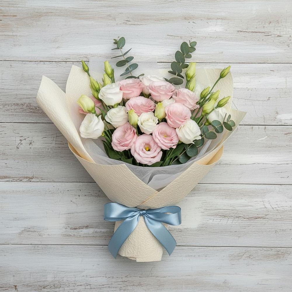 Букет цветов из: Лизиантусы в Шамхале